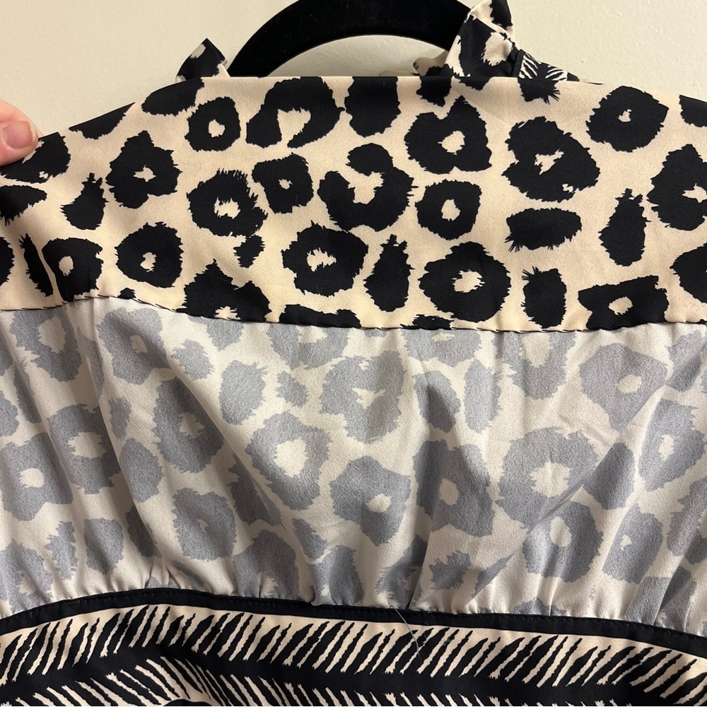 Gretchen Scott Teardrop Dress Cheetah Print XL - Picture 12 of 14